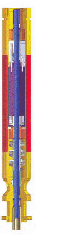 Corte del separador rotatorio de petróleo y gas ESP