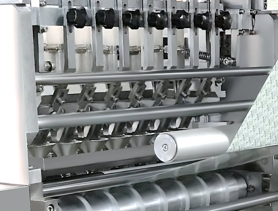 Unidad dosificadora volumétrica horizontal de la máquina de envasado TRGM