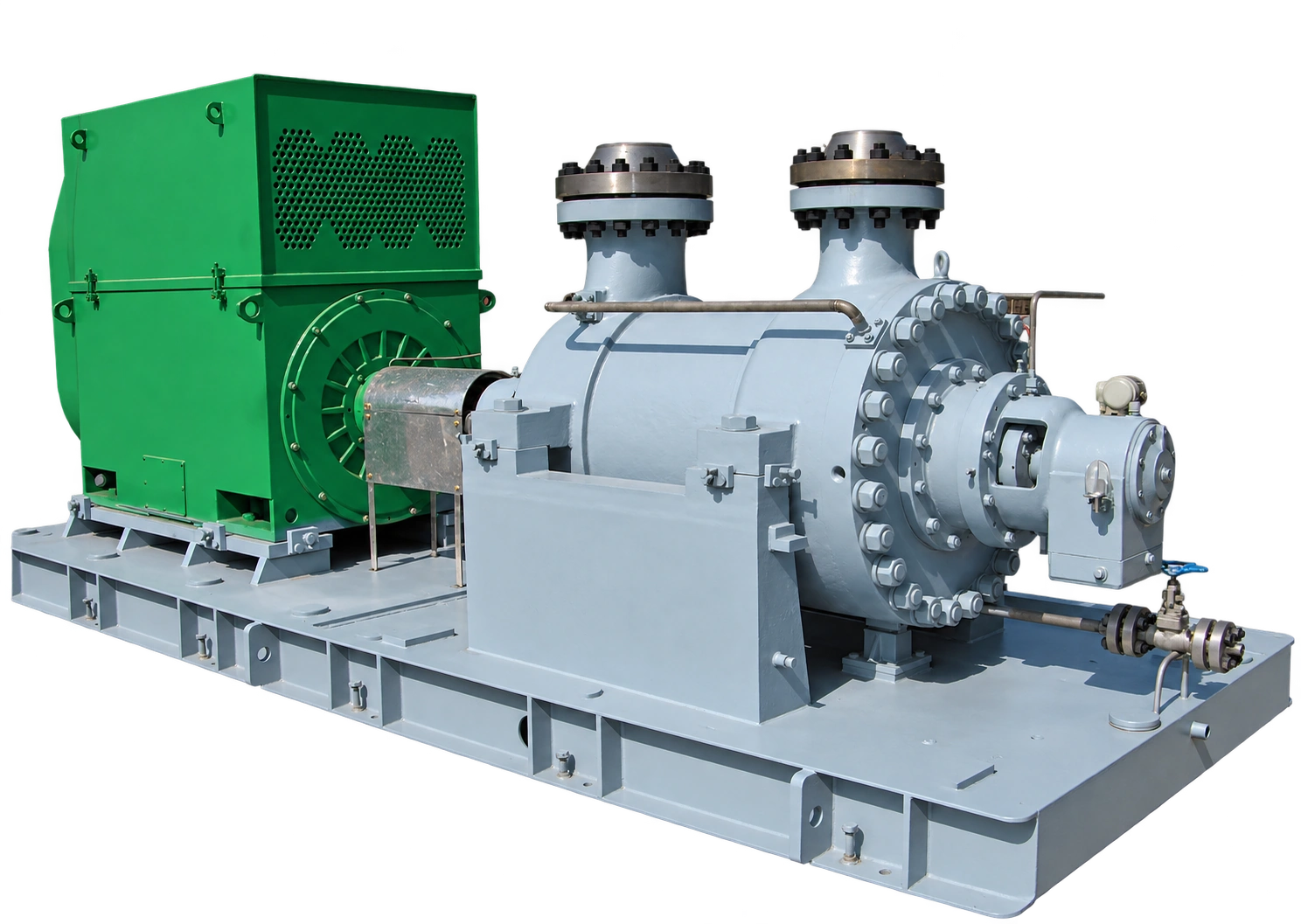 Conjunto de bomba BB5 de tipo barril y motor.