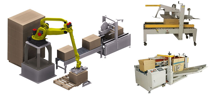 Línea de paletizado automático