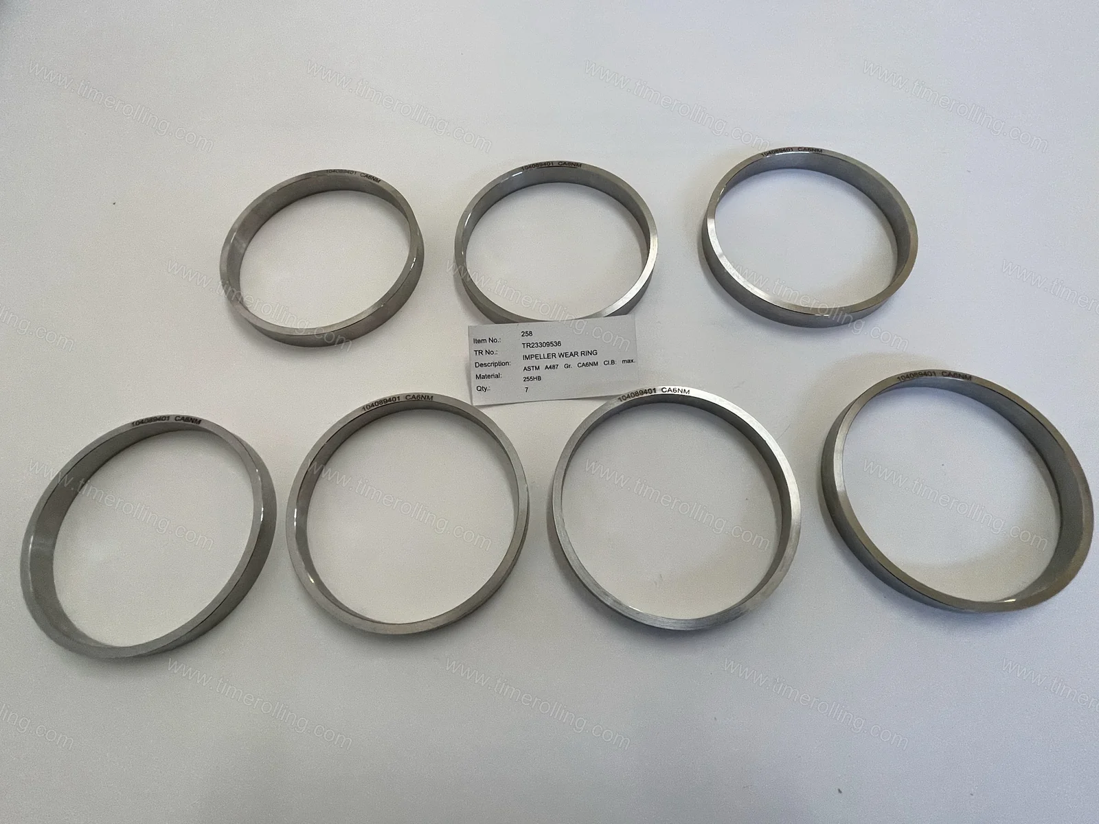 Anillos de desgaste de la bomba: fotografía del producto 06